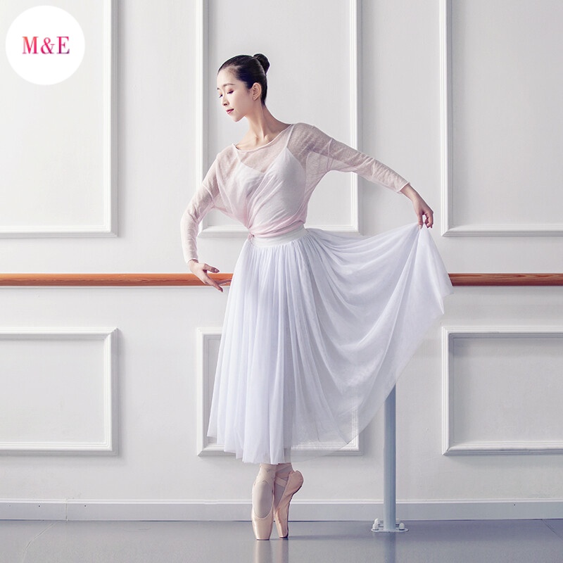 Trang Phục Múa Ballet Phối Lưới Phong Cách Thời Trang Mới 2023 Cho Nữ