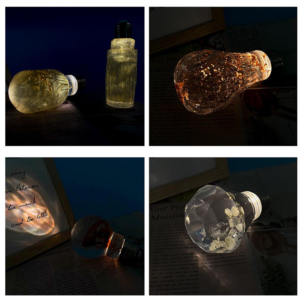 Khuôn Silicone Làm Đế Đèn LED DIY Trang Trí Nhà Ở