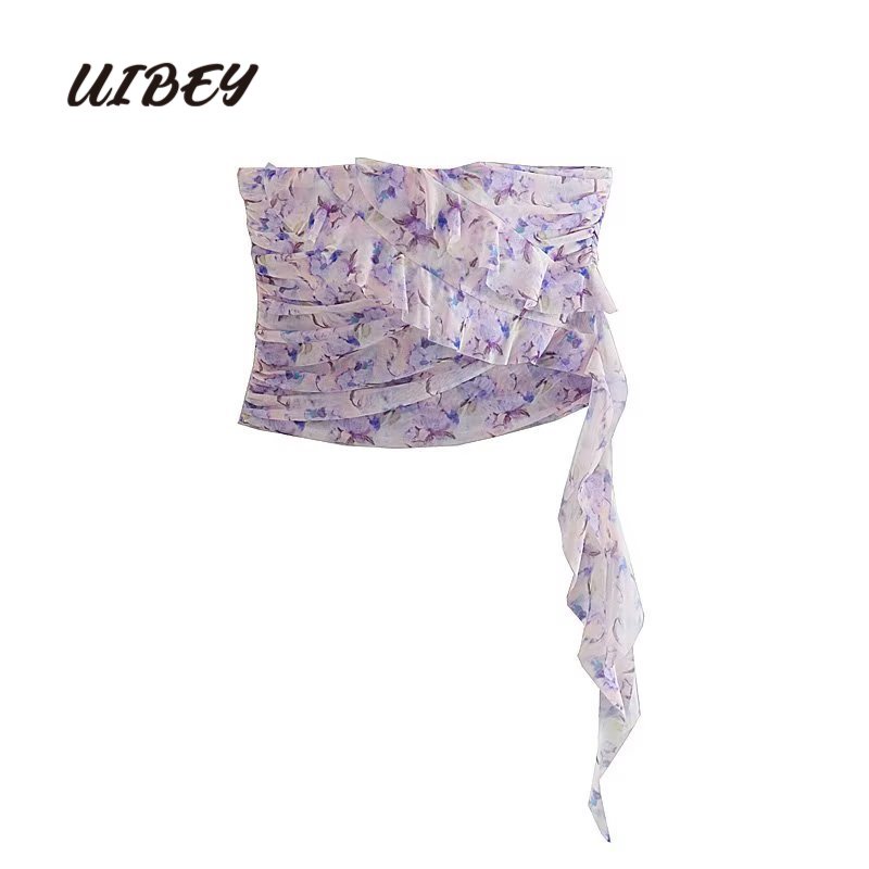 Uibey Áo Vest Đa Năng In Họa Tiết Độc Đáo 9452