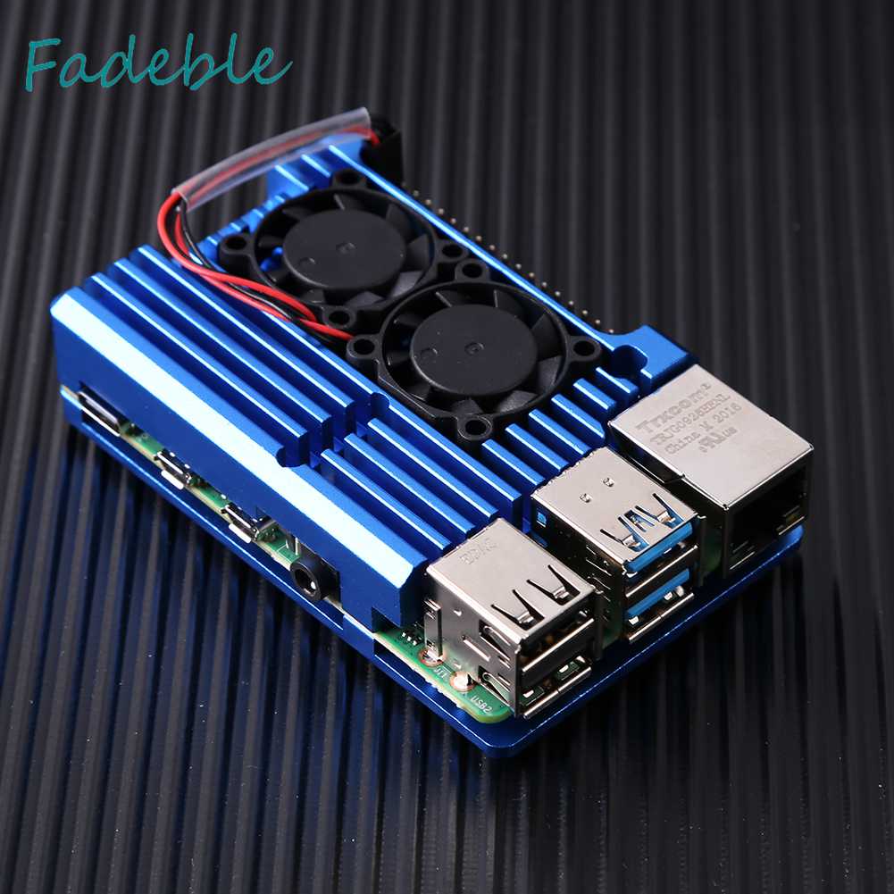 Vỏ Nhôm Làm Mát + Dụng Cụ Cho Raspberry Pi 4 Model B