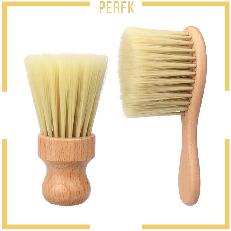 Cọ Cổ Bằng Gỗ Nylon Mềm Mại Chuyên Dụng Cho Salon Làm Đẹp