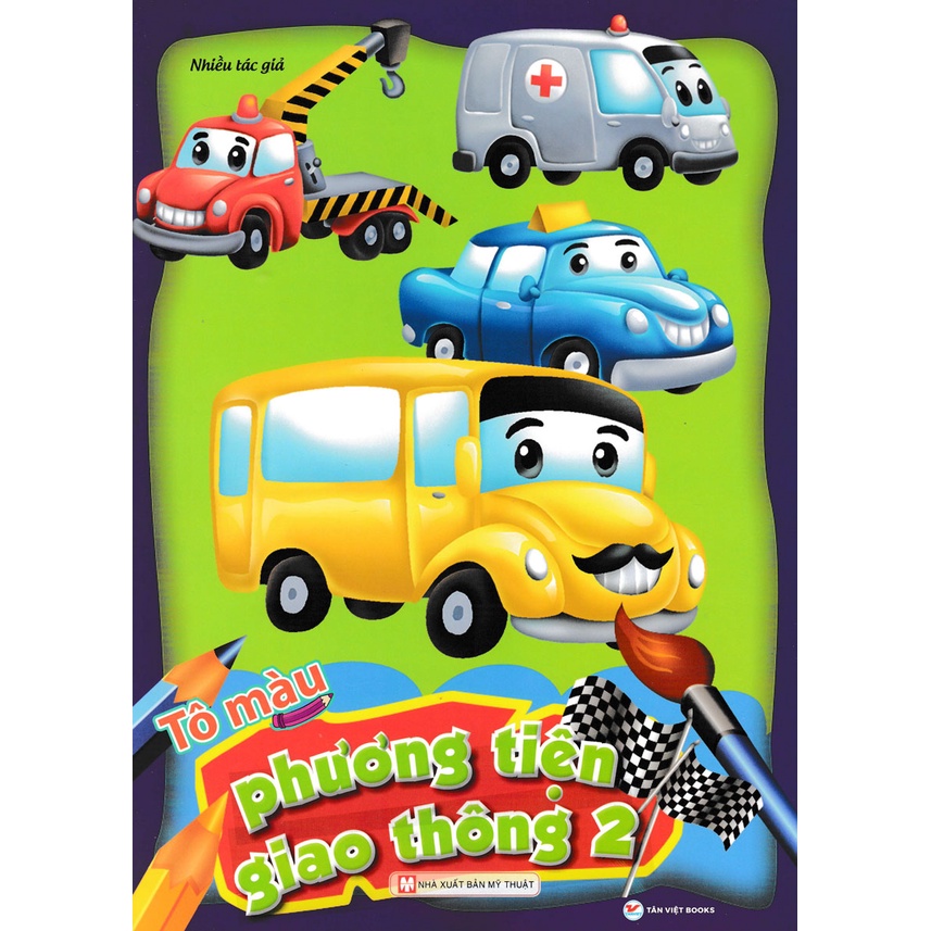 Sách - Tô Màu Phương Tiện Giao Thông 2 - TV