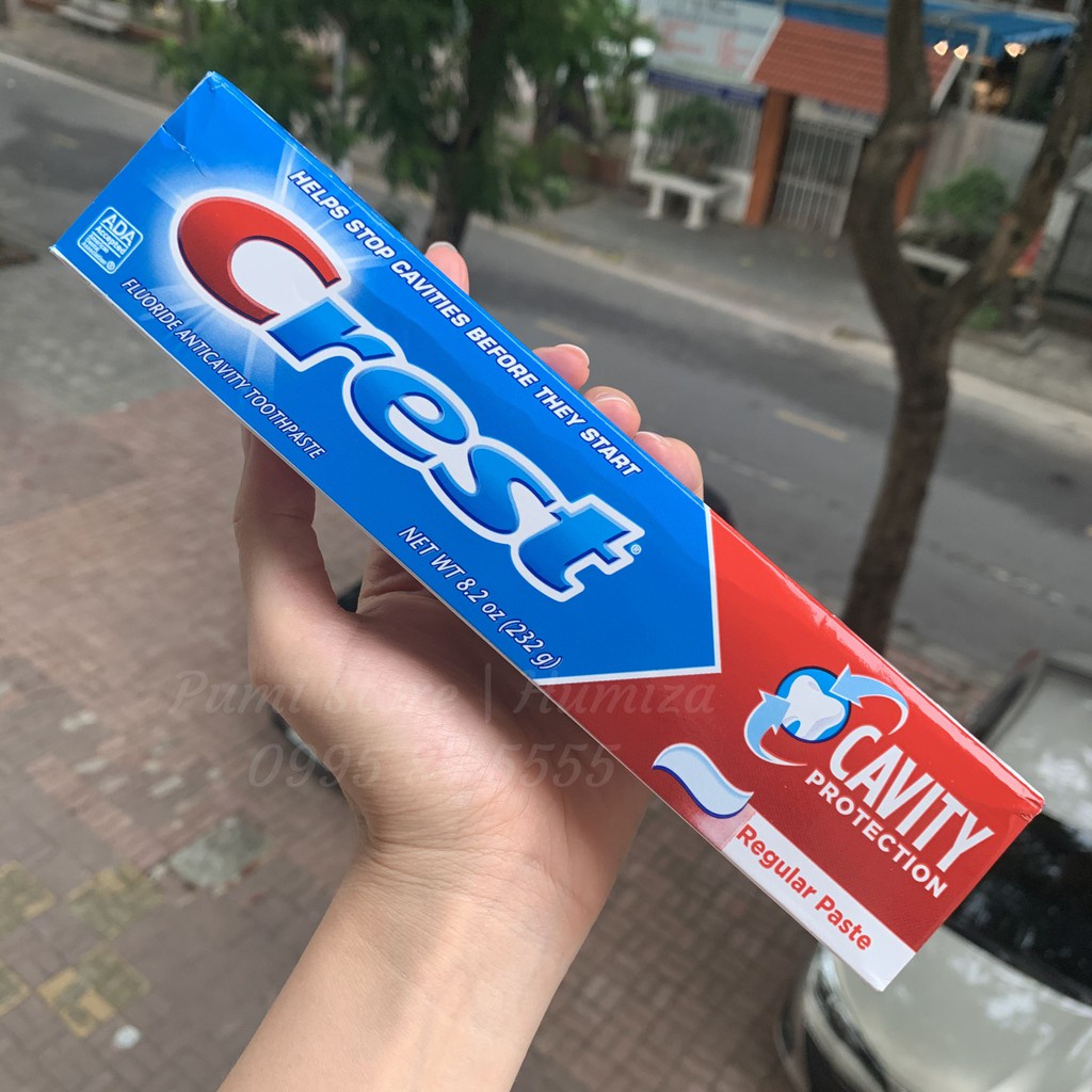 Kem Đánh Răng Crest Cavity Protection 232gr Hàng Mỹ Chống Sâu Răng Loại Bỏ Vi Khuẩn