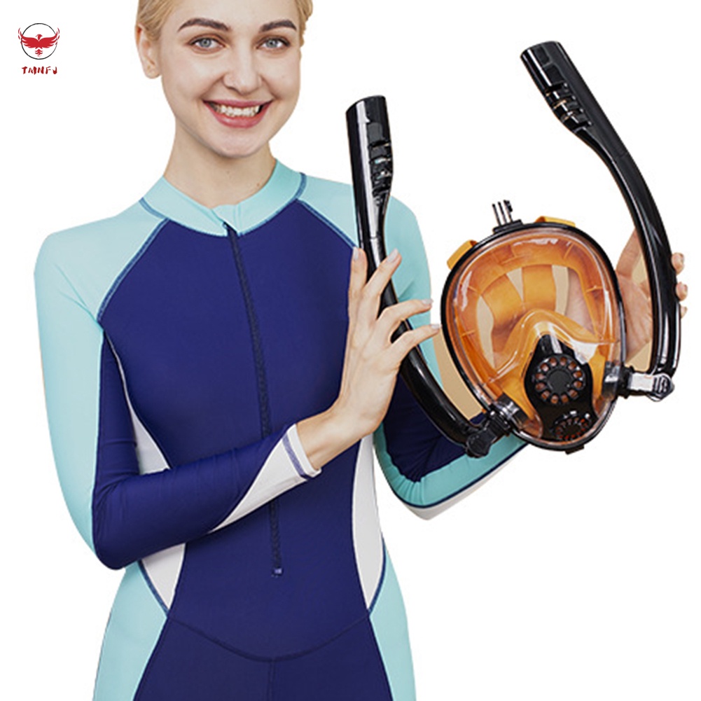 Mặt Nạ Lặn Bảo Vệ Toàn Diện Bằng Chất Liệu Silicone