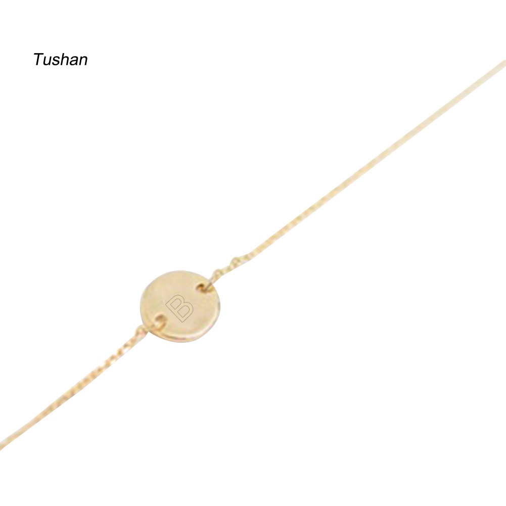 Vòng Tay Mặt 26 Chữ Cái Đơn Giản Cho Nam Nữ