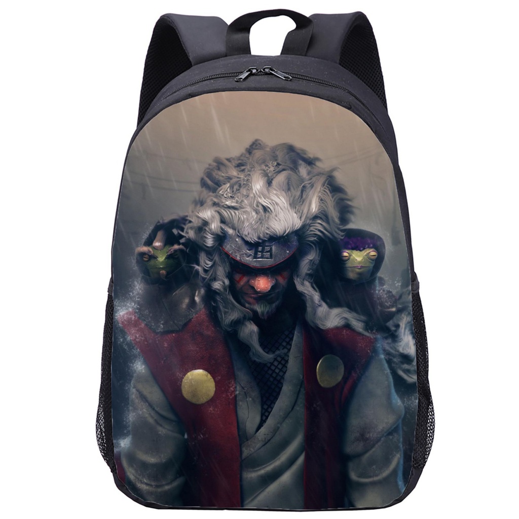 Ba Lô Đi Học Cỡ Lớn In Họa Tiết Hoạt Hình Naruto Cho Bé