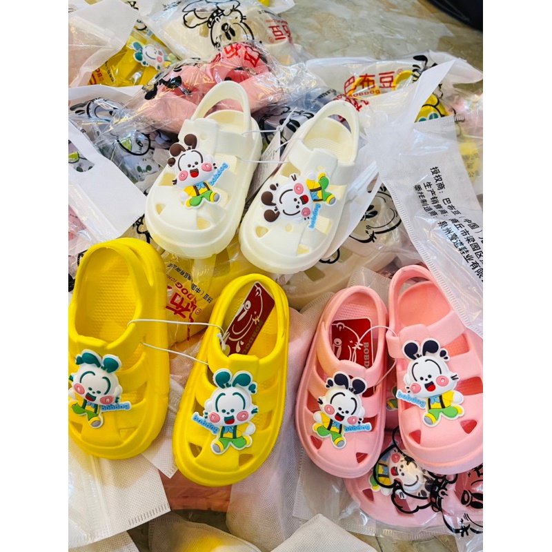 Sandal bé trai bé gái hoạ tiết 3D đáng yêu 2023