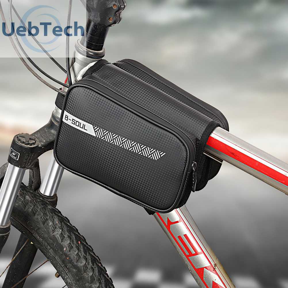 B-soul Túi Đựng Điện Thoại Họa Tiết Phản Quang Dung Tích 1.5L Cho Xe Đạp Ốp