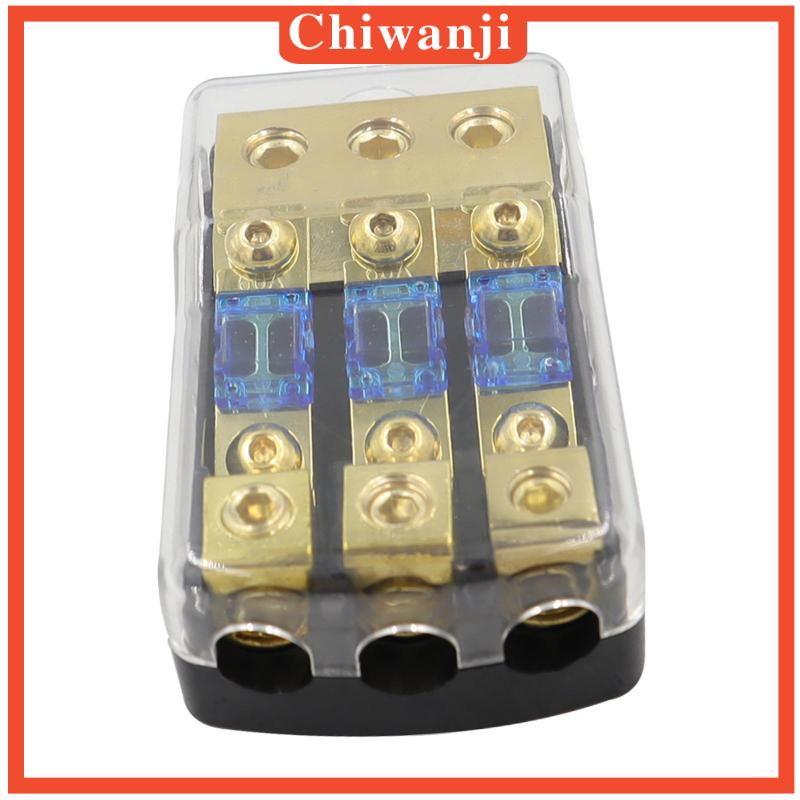 [Chiwanji] Giá Đỡ Cầu Chì 3 Chiều Dễ Lắp Đặt Anl Cho Tàu Thuyền Stereo Amp