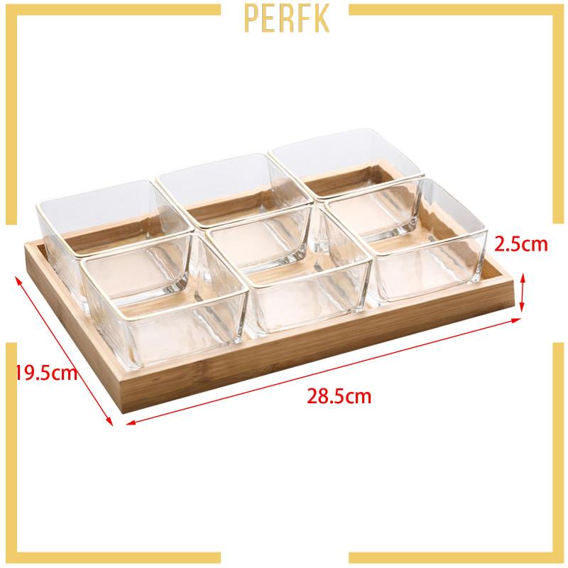 Đĩa Đựng Trái Cây Khô Đa Năng Kèm Khay Cho Phòng Khách / Nhà Bếp / Văn Phòng