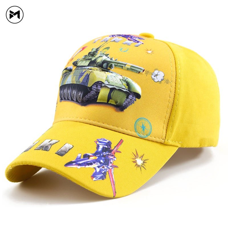 Mũ Lưỡi Trai In Hình Xe Tăng 3D Mới Năm 2023 Cho Bé (2-7 Tuổi)