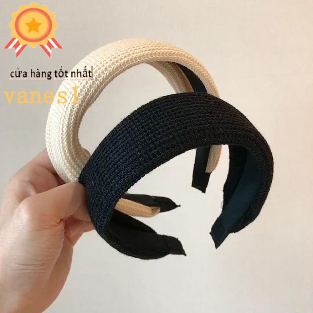 1 Băng Đô Dệt Kim Màu Sắc Ngọt Ngào Phong Cách Retro Cho Nữ