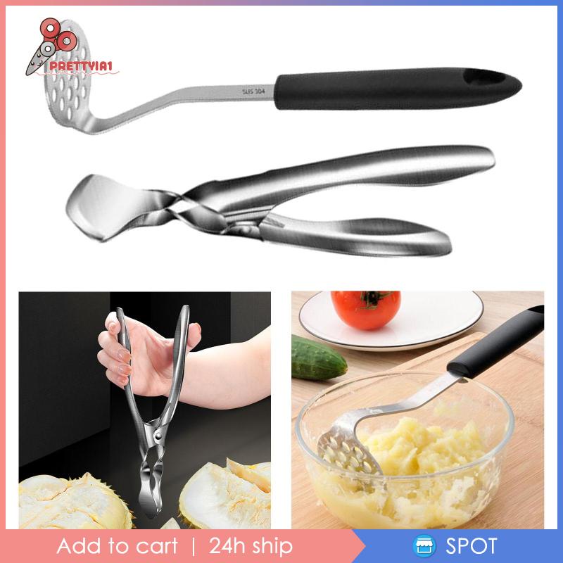 Dụng Cụ Lột Vỏ Trái Sầu Riêng 8.98 &quot;Prettyia1 Cho Nhà Bếp