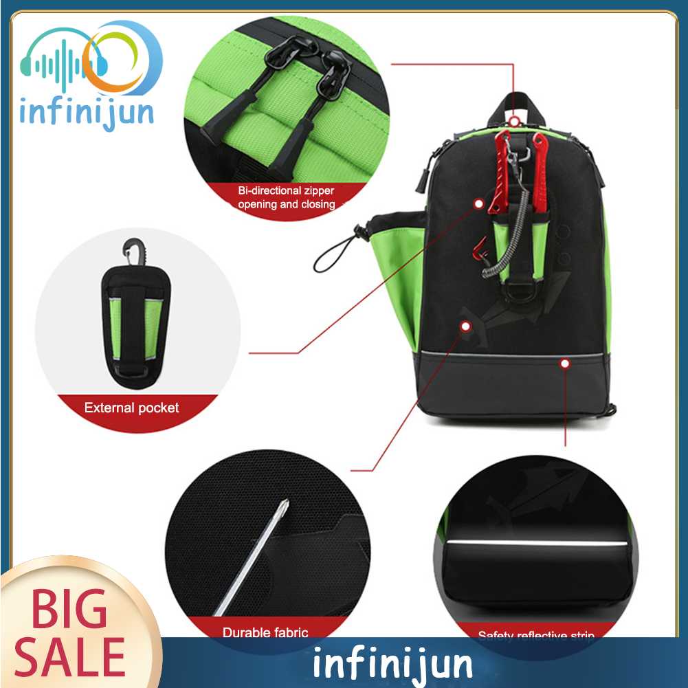 Túi Đeo Chéo Ngực Vải Oxford Phản Quang Nhiều Lớp Thời Trang Cao Cấp Cho Nam