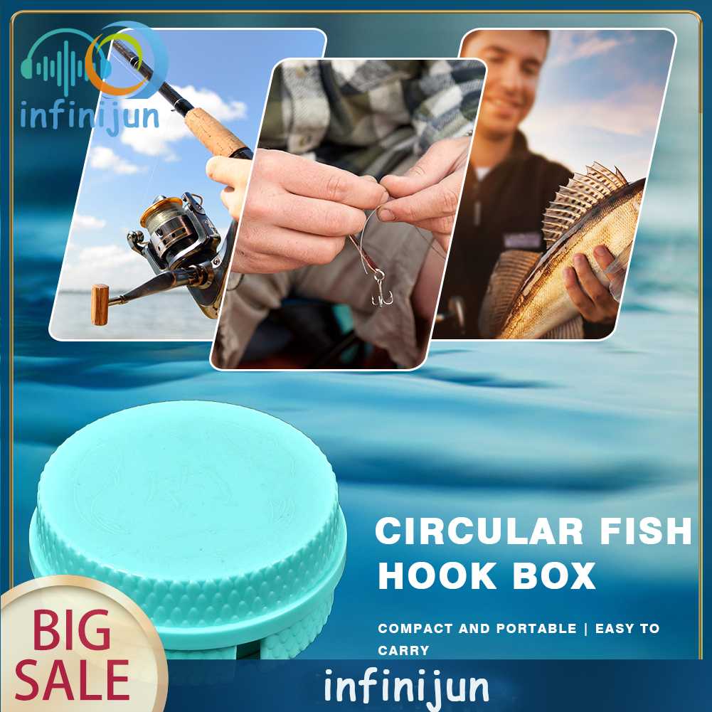 Hộp Hạt Xoay Trọng Lượng Nhẹ Dùng Để Đựng Dụng Cụ Câu Cá