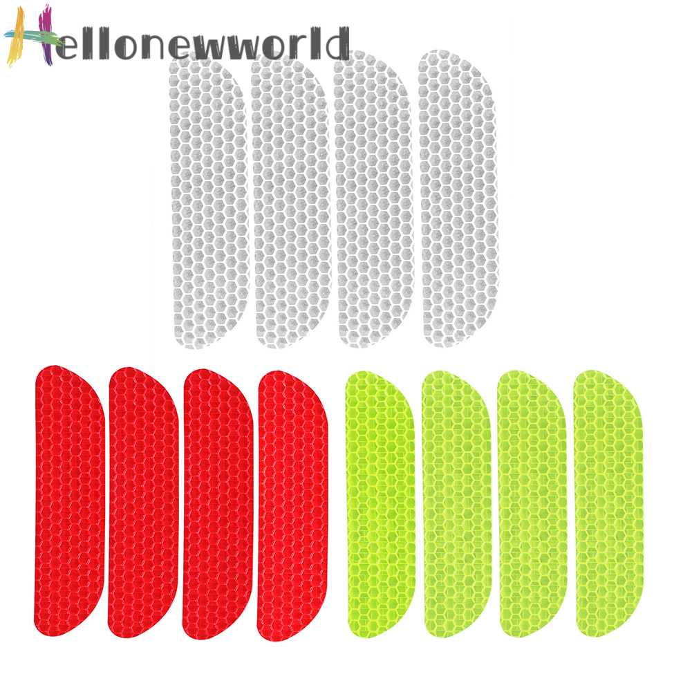 Bộ 4 Miếng Dán Phản Quang Cảnh Báo Mở Cửa Xe Hơi