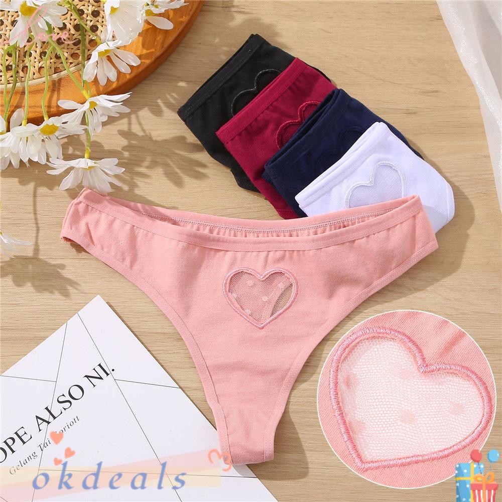 Okdeals Quần Lót Ren Hình Trái Tim Quyến Rũ