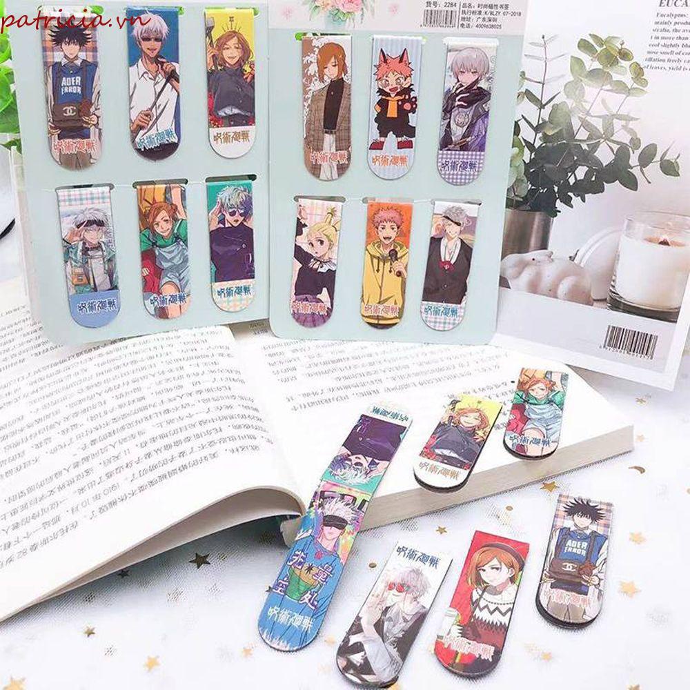 Miếng Dán Đánh Dấu Trang Sách Hình Anime Demon Slayer Dễ Thương Dùng Làm Quà Tặng Cho Học Sinh