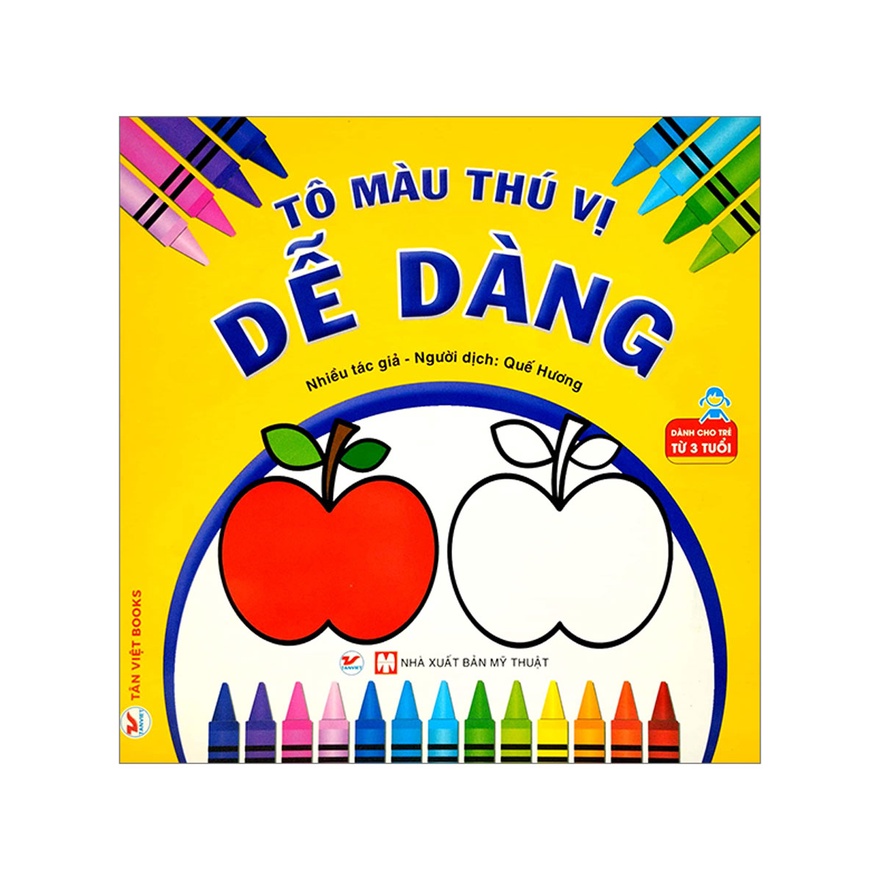 Sách - Tô Màu Thú Vị - Dễ Dàng (Dành Cho Trẻ Từ 3 Tuổi) - TV