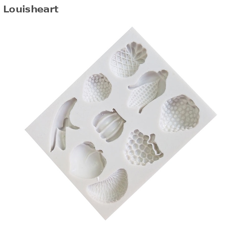 Khuôn Silicon Làm Bánh Kẹo Socola Hình Trái Cây Thương Hiệu Louisheart TFG