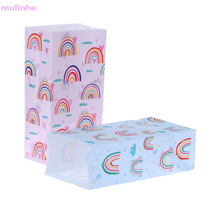 Set 10 Túi Giấy Đựng Quà Màu Xanh Dương Sáng Tạo Cho Tiệc Sinh Nhật vn