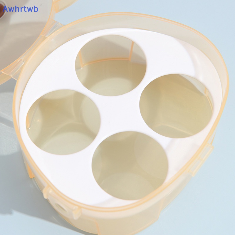 BEAUTY BLENDER Hộp Đựng Mút Trang Điểm 4 Ngăn Tiện Lợi Mới