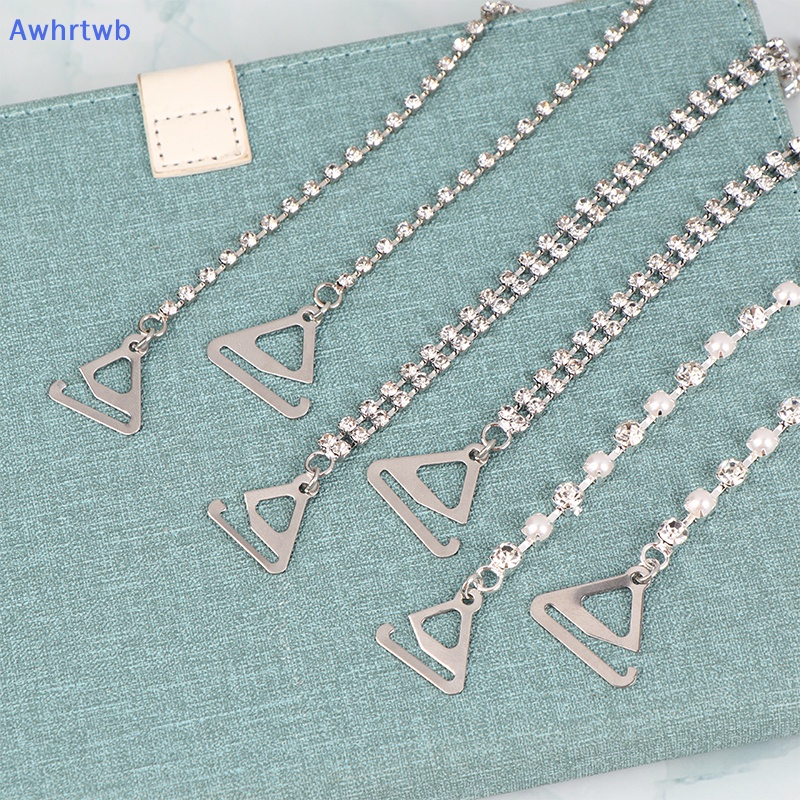 1 Cặp Dây Áo Ngực Vô Hình Không Trượt Đính Đá Có Thể Điều Chỉnh Mới