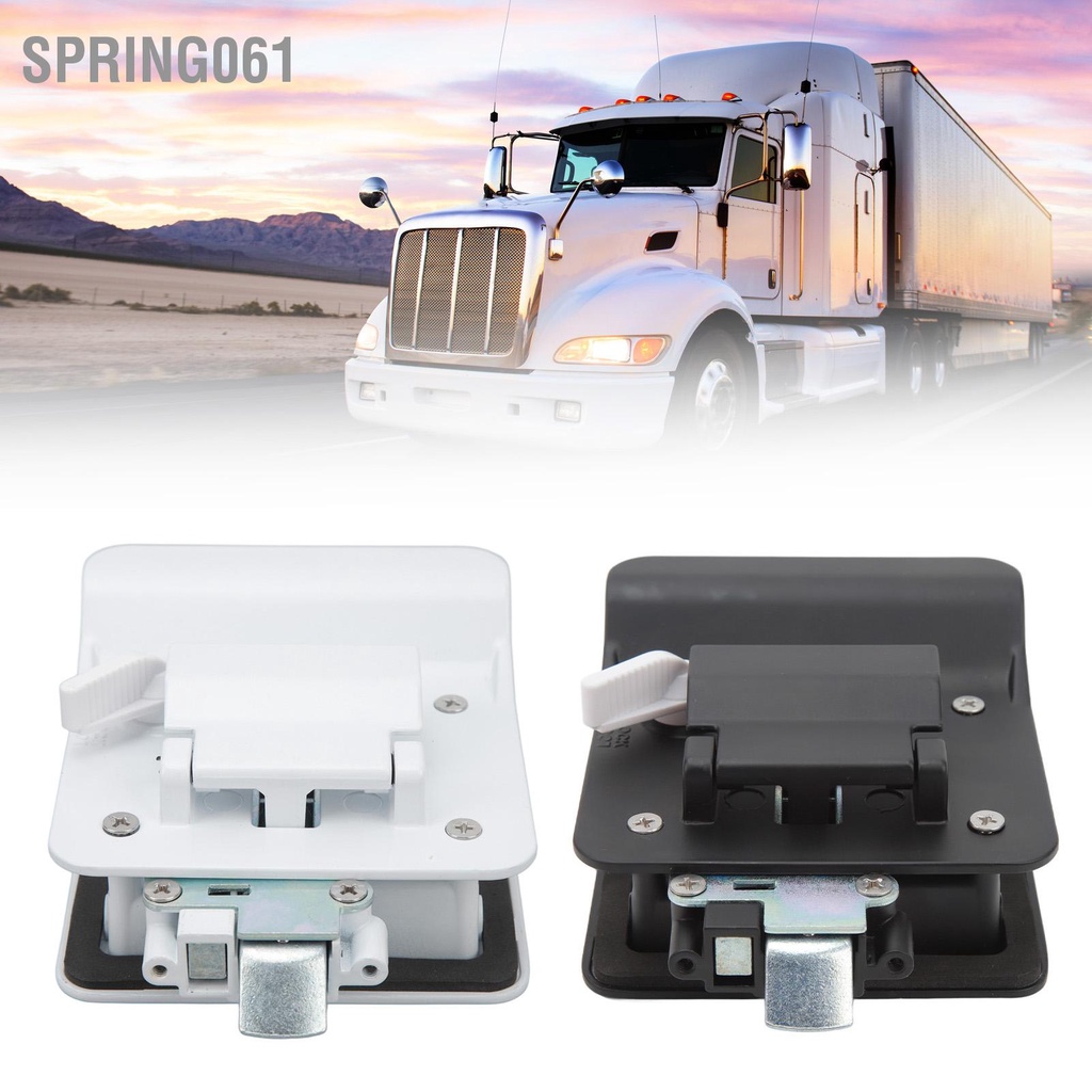 Spring061 RV Ổ Khóa Cửa An Toàn Đáng Tin Cậy Phản Ứng Nhanh Bền Người Cắm Trại Chốt Cho Xe Kéo Du Lịch Tải Nhỏ Chở Hàng