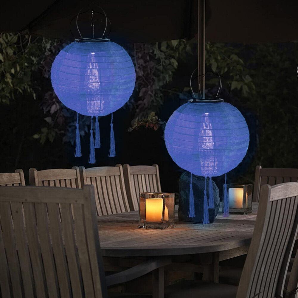 MUVAKO Lồng Đèn Treo Trang Trí Sân Vườn Sử Dụng Năng Lượng Mặt Trời Chống Thấm Nước