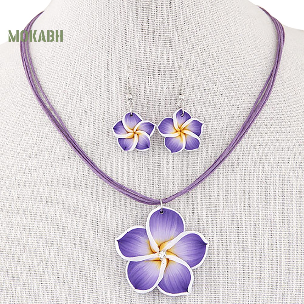 Bộ Trang Sức Hợp Kim Hình Bông Hoa Quyến Rũ Thời Trang Cho Nữ