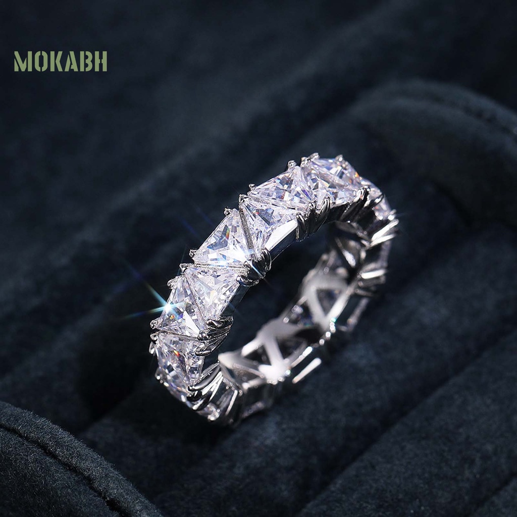 Nhẫn Đính Hôn Bằng Đồng Lấp Lánh Sang Trọng Cho Nữ