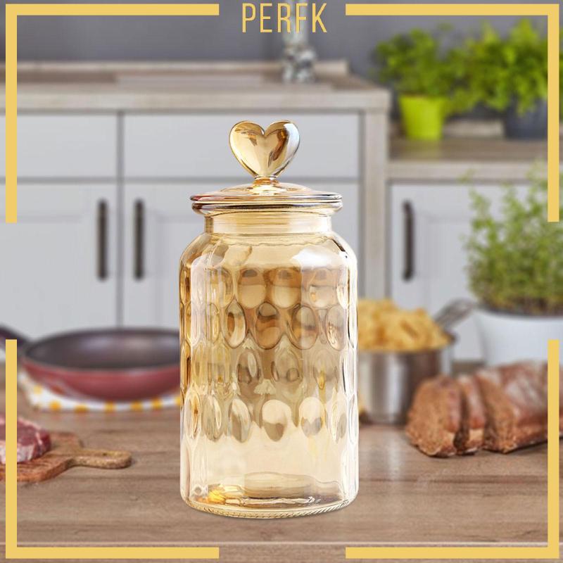 Hộp Thủy Tinh Đựng Trà / Kẹo Có Nắp Đậy Kín Khí Trang Trí