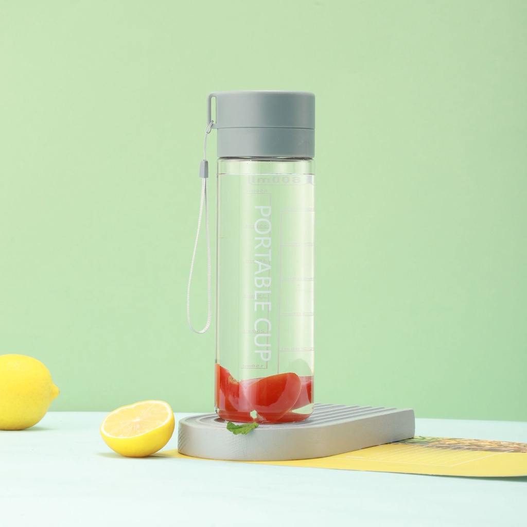 Bình Nước Nhựa PC Dung Tích Lớn 800ML Thiết Kế Xinh Xắn Tiện Dụng Cho Học Sinh