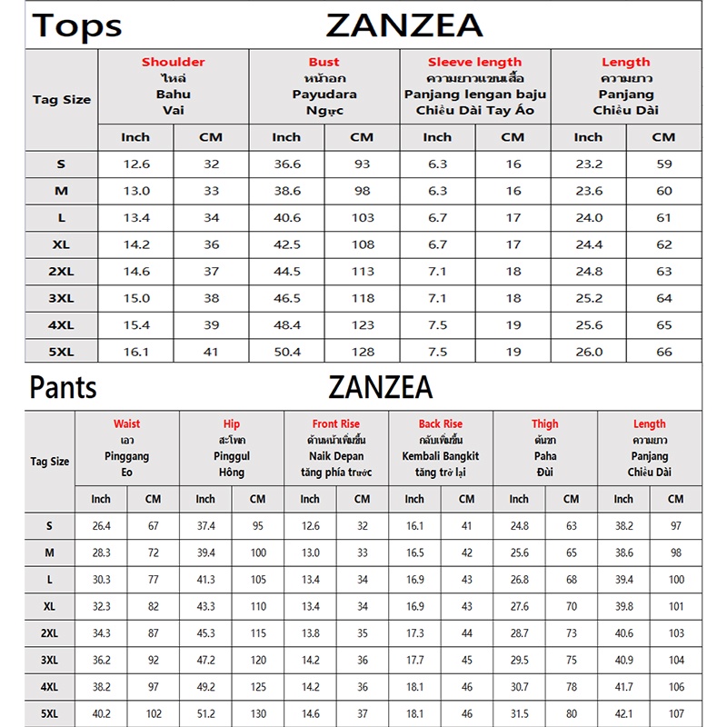 Zanzea Bộ Áo Cổ Vuông + Quần Dài Lưng Cao Có Khóa Kéo Bên Hông Thời Trang Vintage Cho