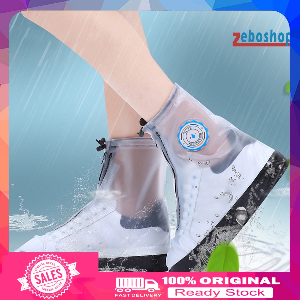 Vỏ Bọc Giày Đi Mưa Dày Dặn Chống Thấm Nước Có Thể Tái Sử Dụng