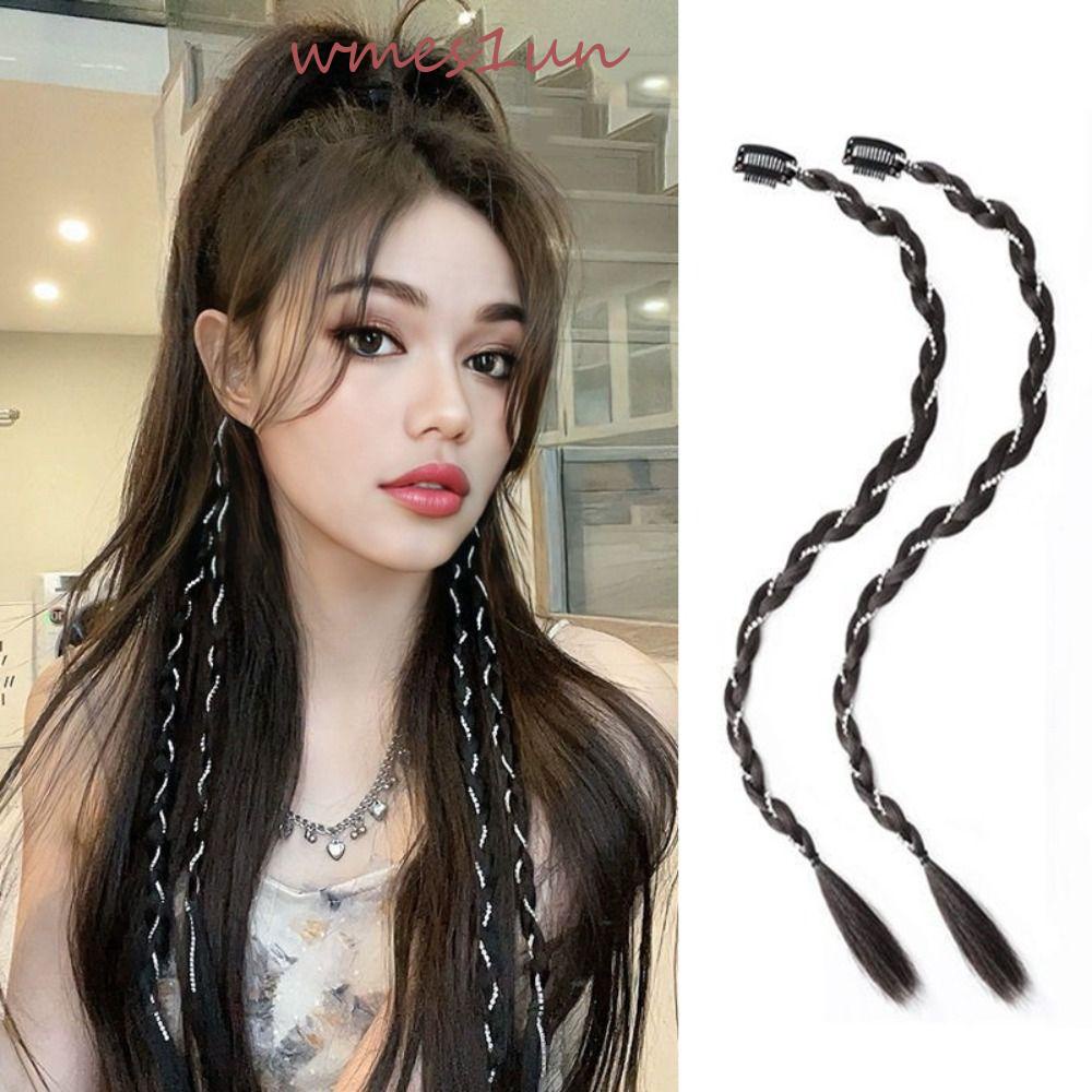 Bím Tóc Giả 15H Bằng Sợi Tổng Hợp Cách Nhiệt Thời Trang Cho Nữ DIY