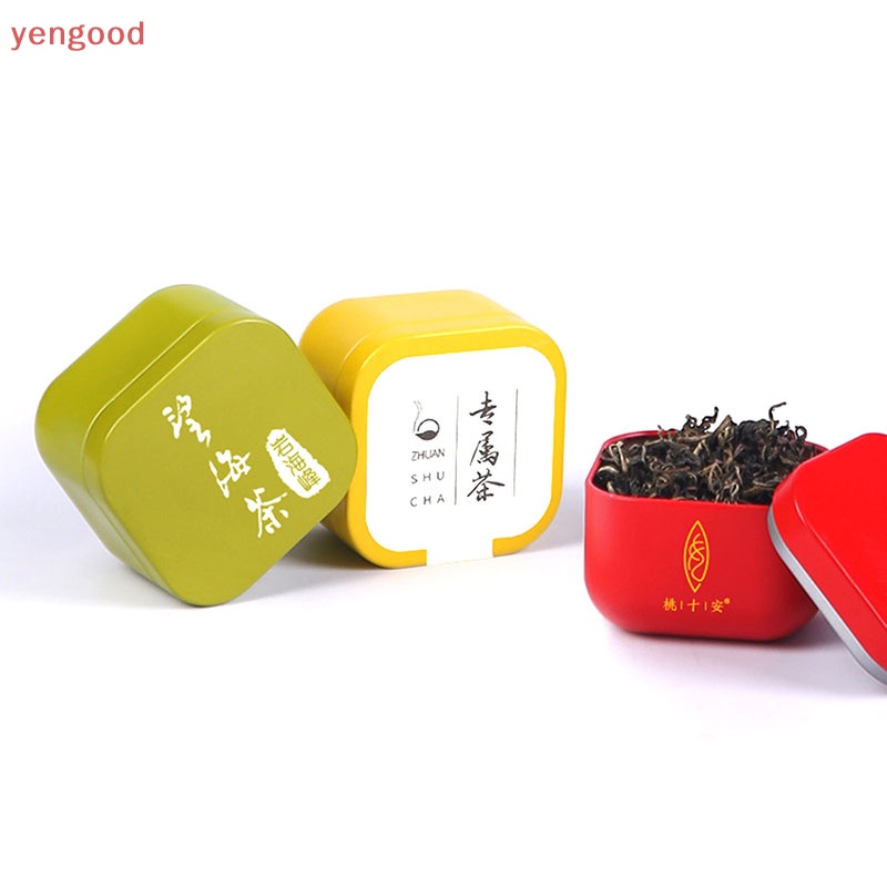 Hộp Thiếc Đựng Trà / Cà Phê Màu Đen Tiện Dụng Mang Đi Du Lịch