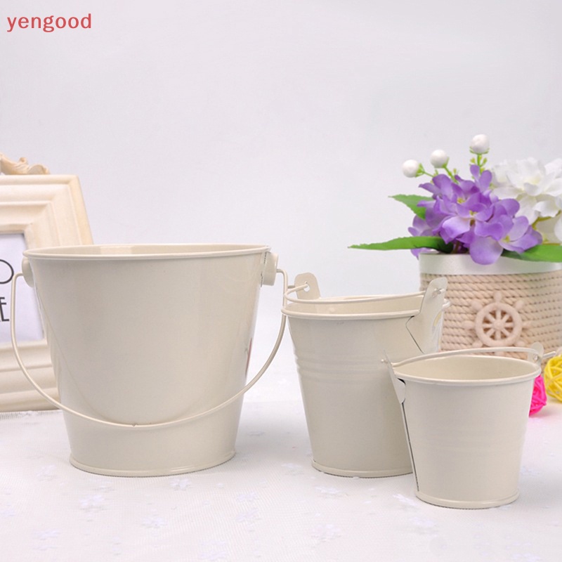 Xô Kẹo Mini Bằng Kim Loại Dùng Trang Trí Tiệc Cưới DIY