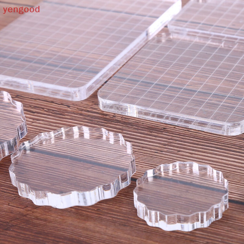 (YGD) Con Dấu Trong Suốt Bằng Acrylic Dùng Trang Trí Album Thủ Công DIY