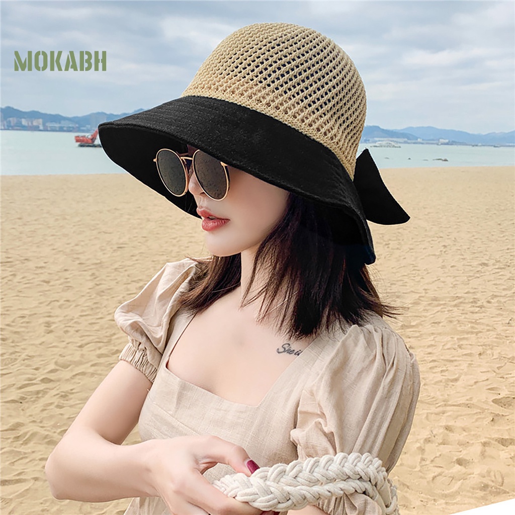 Nón Tai Bèo Thoáng Khí Thiết Kế Thắt Nơ Xinh Xắn Cho Nữ