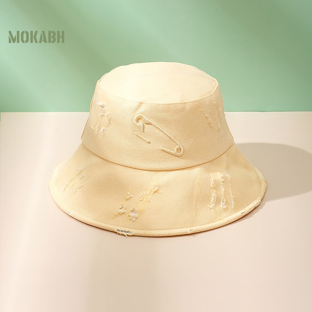 [Mok Abh] Mũ Lưỡi Trai Thêu Họa Tiết Có Thể Điều Chỉnh Kích Thước