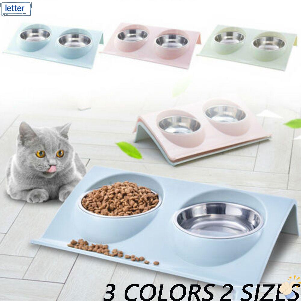 Tô Đựng Thức Ăn &amp; Nước Uống Bằng Nhựa Chống Trượt Cho Thú Cưng