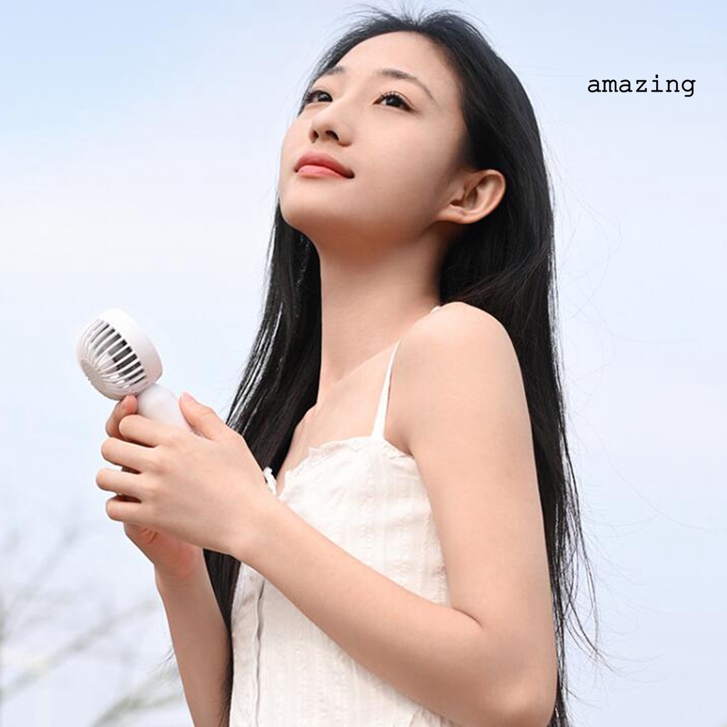 Mal- Quạt Cầm Tay Một Nút Khởi Động Tốc Độ Tiếng Ồn Thấp Dễ Mang Theo Bằng ABS Ultra-Quiet Nhỏ Gọn Có Thể Điều Chỉnh