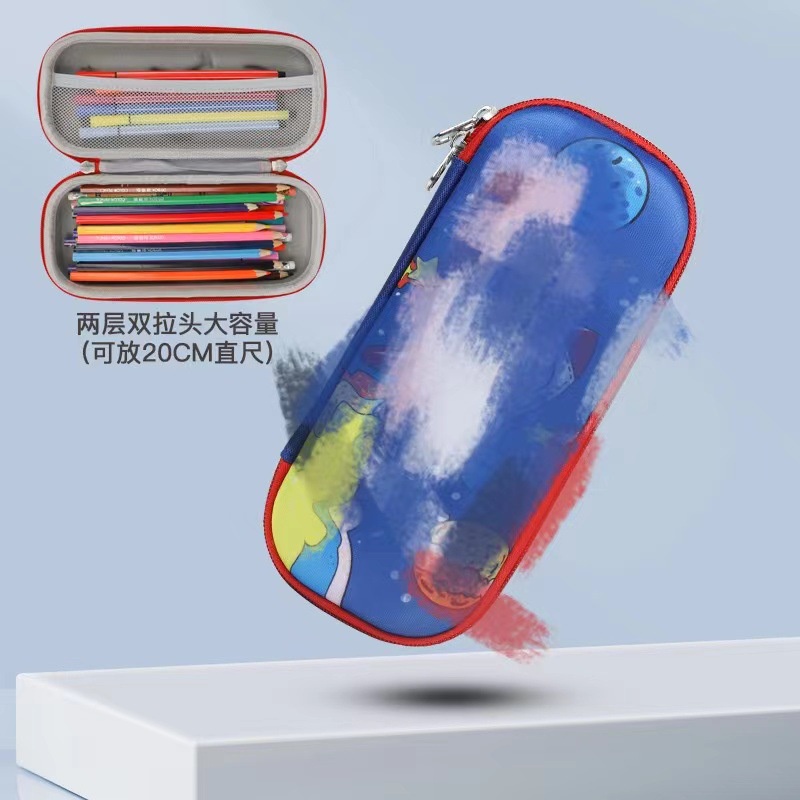 Hộp Đựng Bút Họa Tiết In Nổi 3D Vải Chống Thấm Nước Nhiều Mẫu Cute Túi Chứa Viết Khóa Kéo Dễ Thương