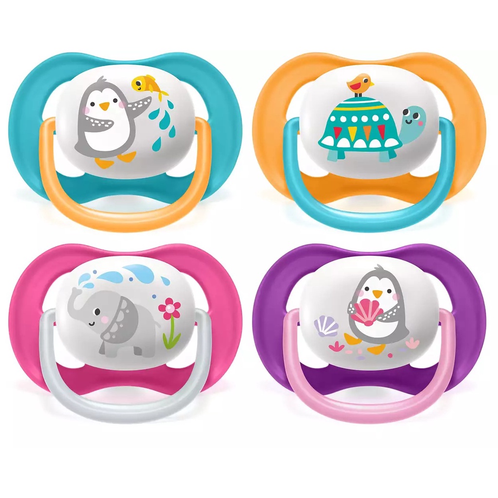 Ti Giả Avent Ultra Air chỉnh nha cho bé 0-18 tháng