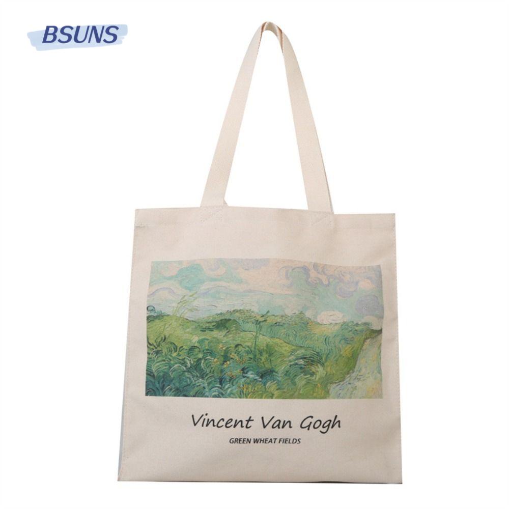 Túi Đeo Vai / Xách Tay Bằng Vải Bạt Dày Có Khóa Kéo Cho Nữ