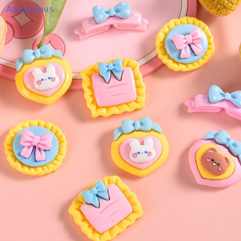 Set 10 Tượng Thỏ Mini Bằng Nhựa Resin Trang Trí Bánh Kem / Điện Thoại / Xe Hơi DIY