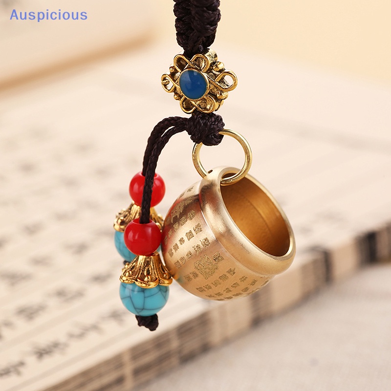 Dây Treo Chìa Khóa Bằng Đồng Thau Handmade Phong Thủy Cổ Điển