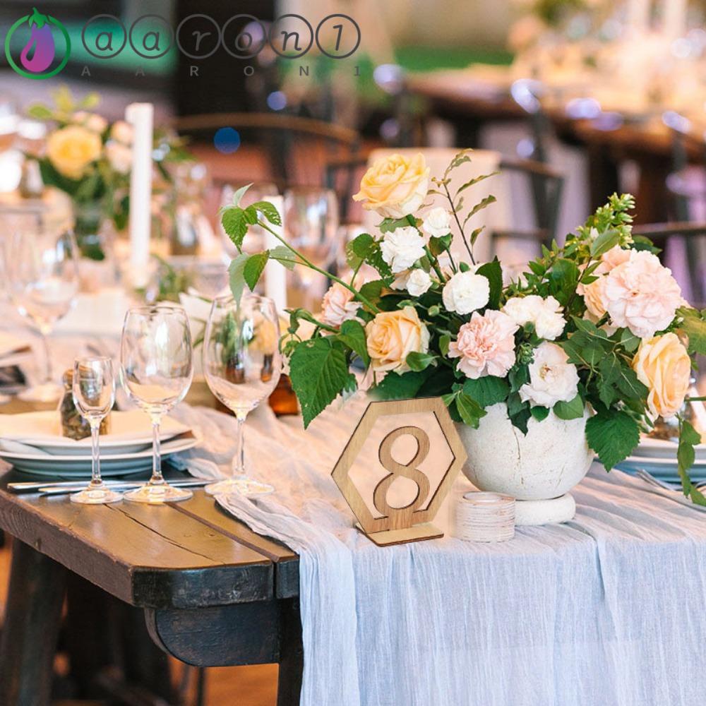 Bảng Số 1 Đa Năng Bền Bỉ Có Thể Tháo Rời Dùng Trong Đám Cưới|Biển Số Để Bàn Hình Lục Giác
