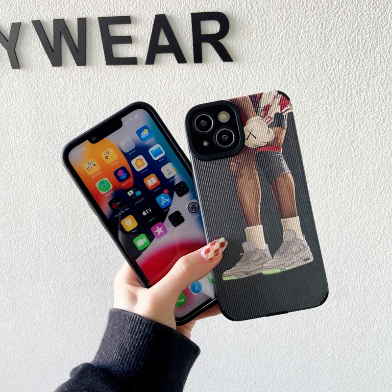 Ốp Điện Thoại TPU Mềm Kết Cấu Da Bóng Rổ Chống Trượt Chống Sốc Cho iPhone 14 Pro Max 13 12 11 Pro X XS XR 7 8 Plus SE Sự Bảo Vệ